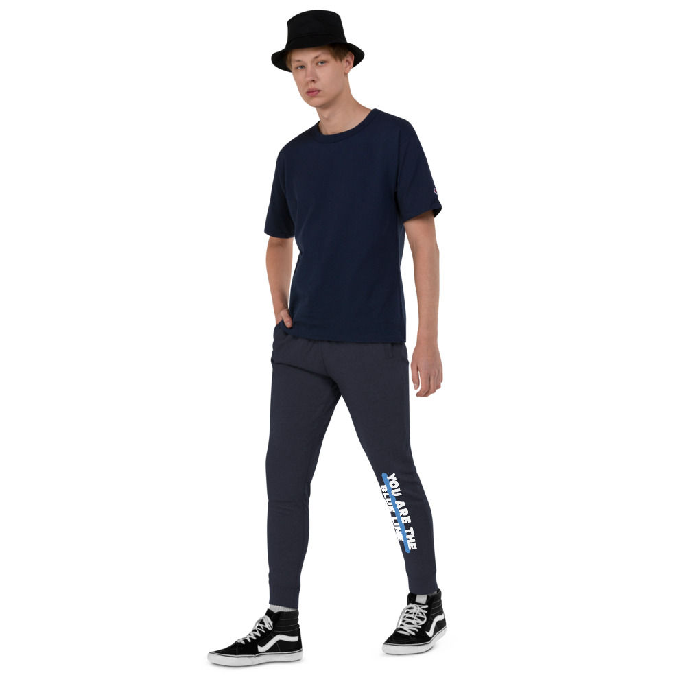 YOU ARE THE BLUE LINE - Unisex Skinny Joggers
