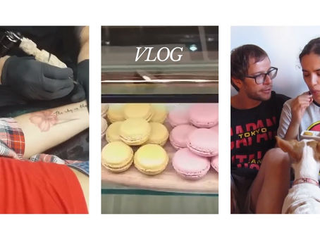 🥞 RETOCAR TATUAGEM E COMI MACARRONS PELA PRIMEIRA VEZ