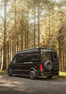 Rogue Concept, bespoke camper van conversion, luxury camper van interior, off-grid camper van