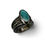 Thumbnail: Layered Turquoise Silver Ring