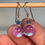 Thumbnail: Opal Dichroic Glass Drop Earrings