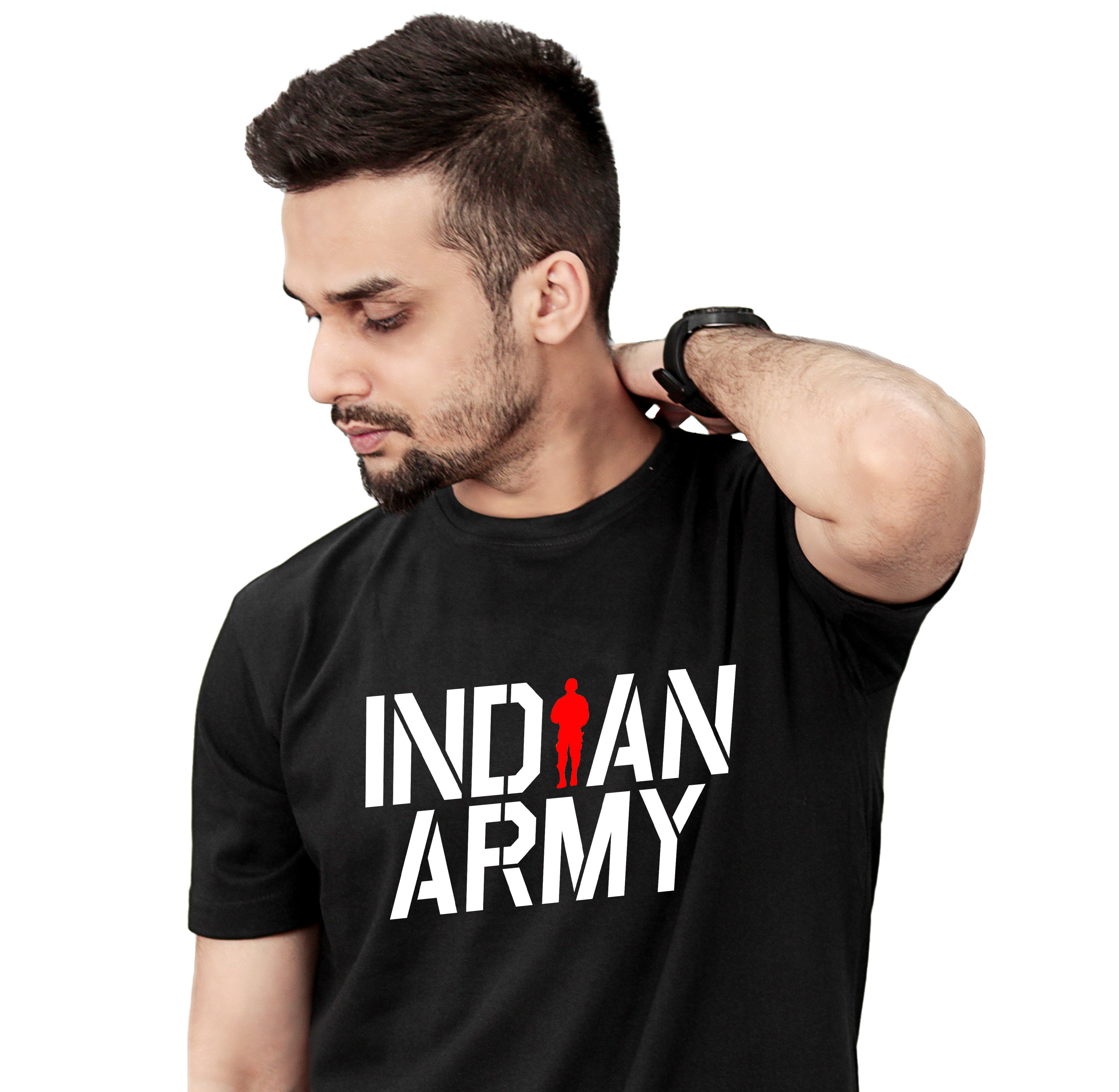 INDIAN ARMY Printed men's T-shirt 