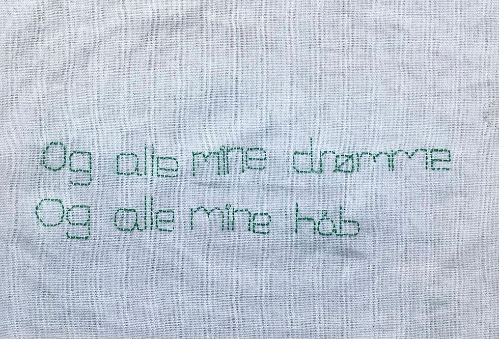 Workshop med Følsomt Broderi: Håbetsbroderitour i UngK
