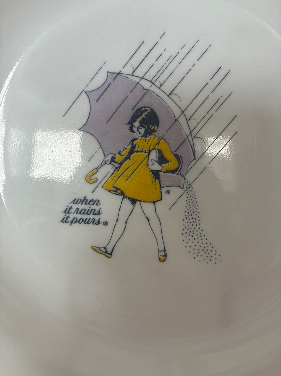 Thumbnail: Vintage Corelle Morton Salt Girl Plates