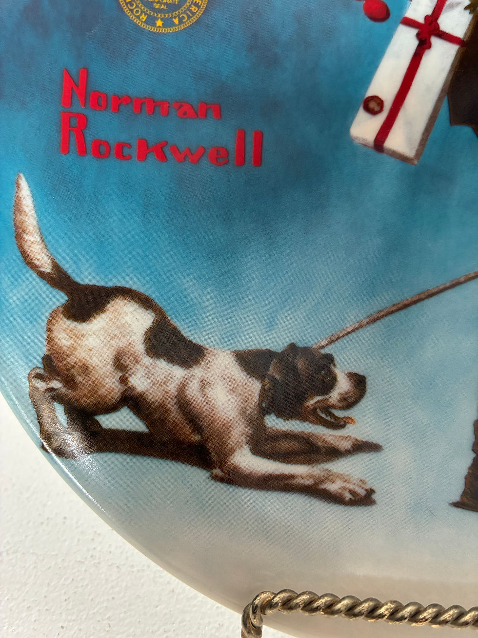 Thumbnail: Set of 5 Norman Rockwell Collectors Plates