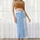 Thumbnail: Patchwork Denim Skirt
