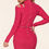 Thumbnail: Sweater Dress With Chain Belt Wallet