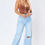 Thumbnail: Distressed Wide Leg Jeans