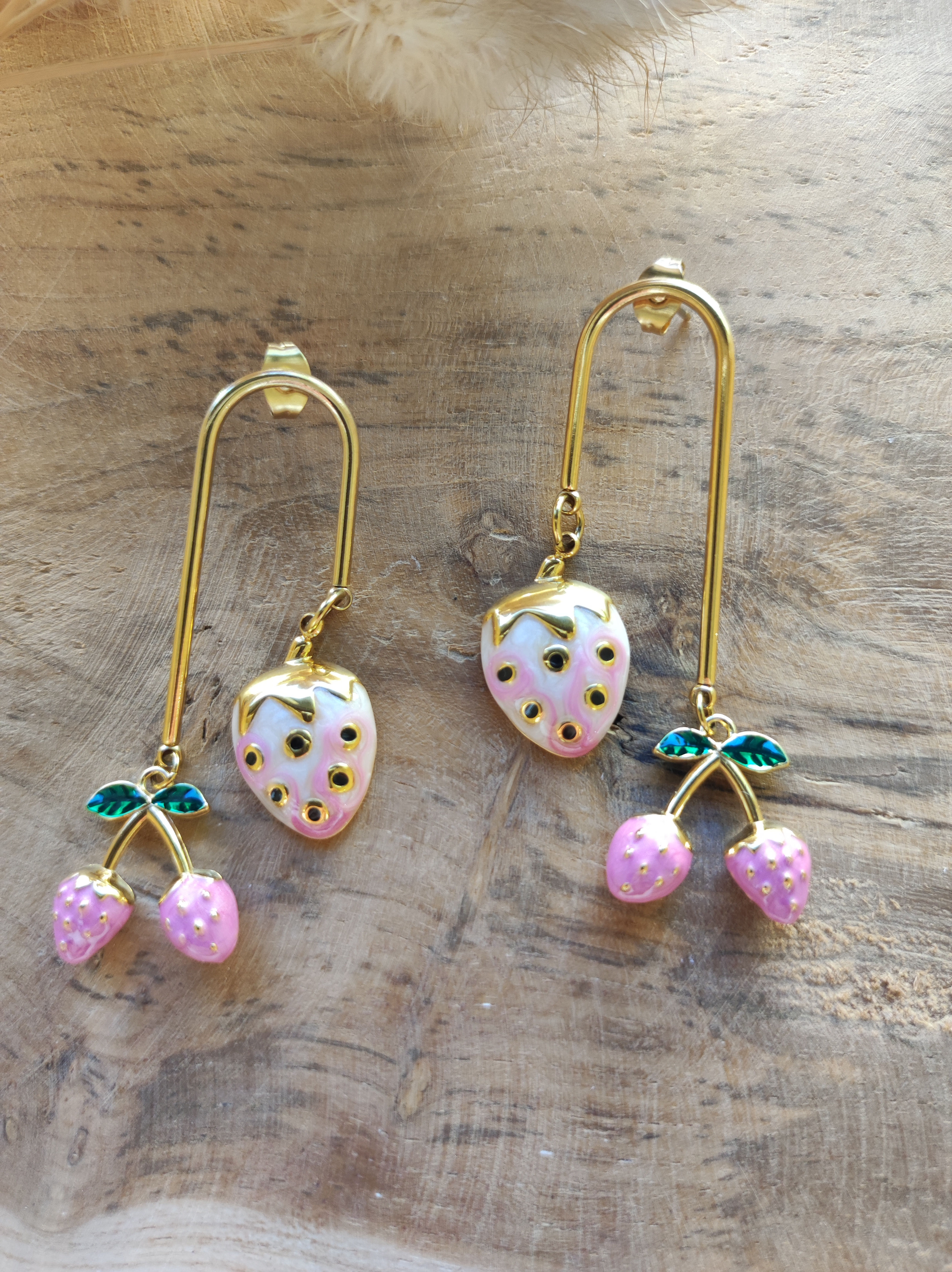 Boucles Fraises