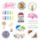 Miniatura: A Year in Stickers Sticker Book by Peter Pauper Press Inc.