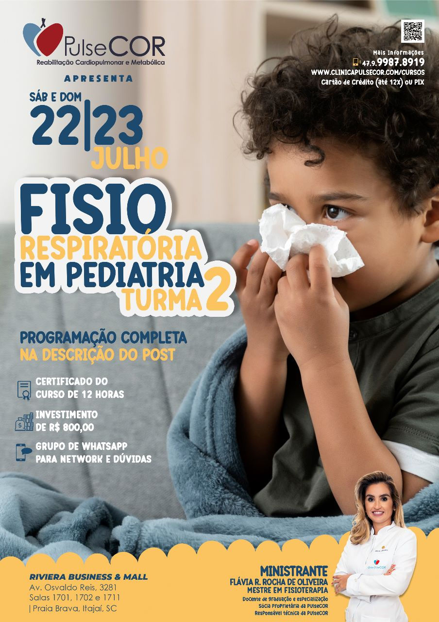 Fisioterapia Respiratória em Pediatria - TURMA 2