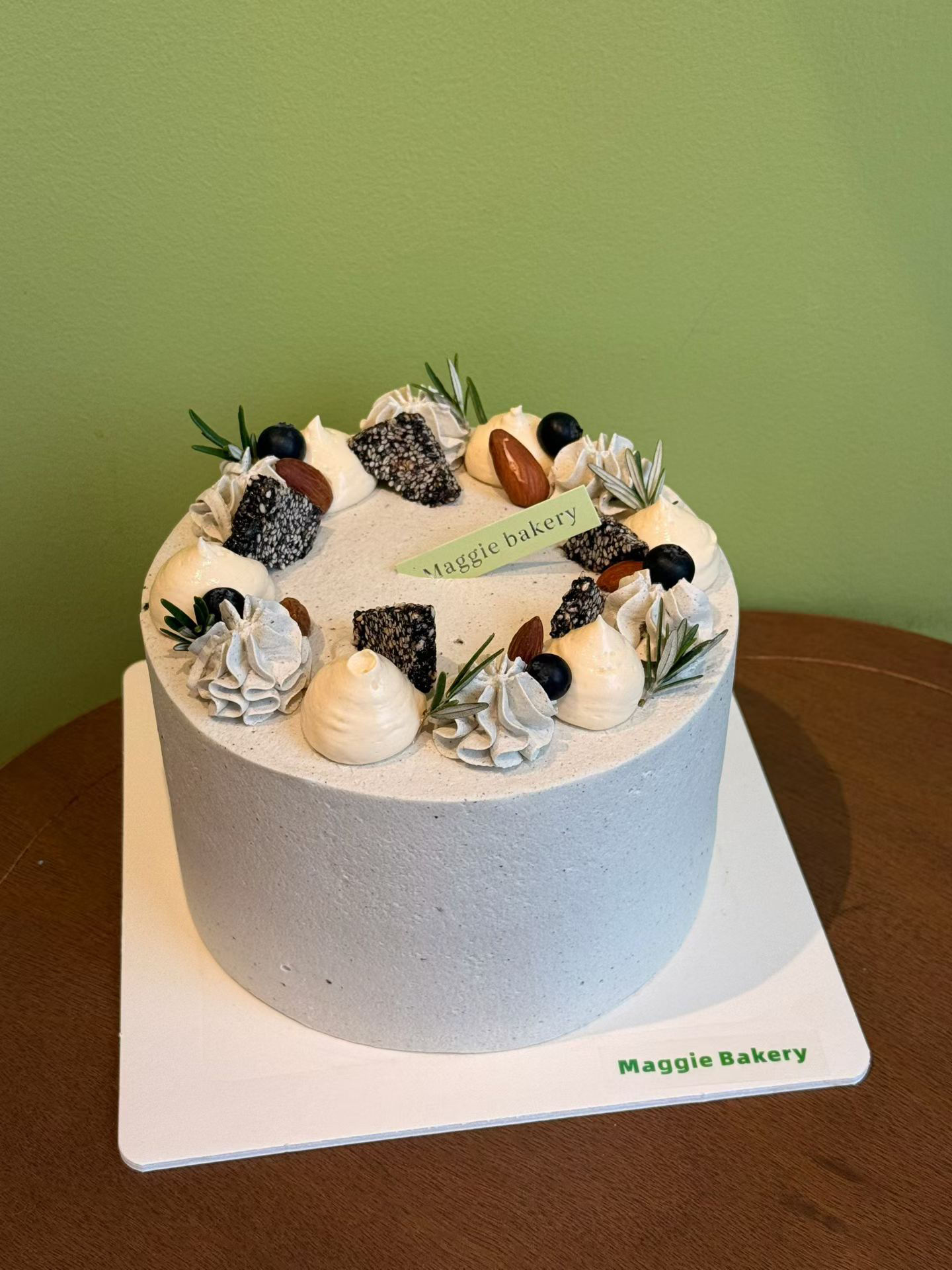 Black Sesame Soy Cake
