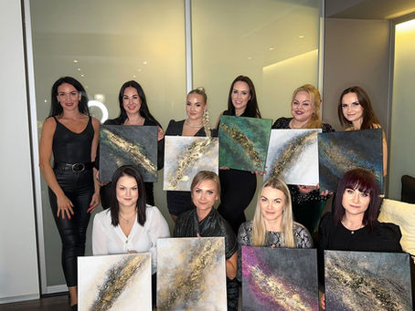 Unleash Your Creativity: Join Inga Sleng's Wine and Art Events