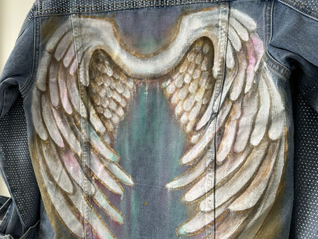 Inga Sleng Embarks on Ethereal Journey with "Angel Wings" Jean Coat Collection