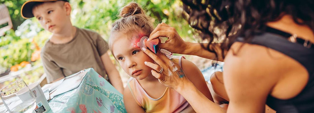 kids birthdays pafty facee painting