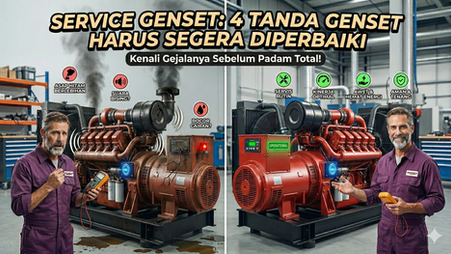 tanda tanda harus service genset