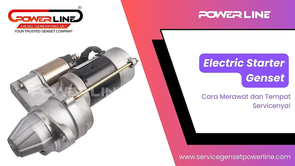 electric starter genset