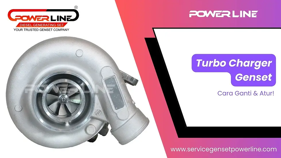 turbo charger genset