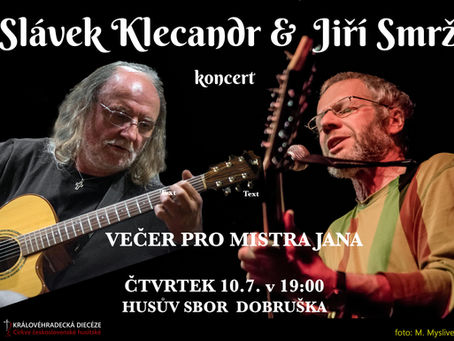 Recitál v rámci Večera pro Mistra Jana v Dobrušce
