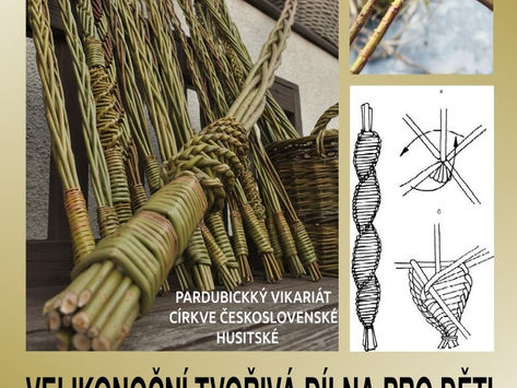 Velikonoční tvořivá dílna pro děti v Husově sboru ve Vysokém Mýtě - 21. března 2026