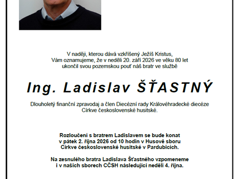 Smuteční oznámení