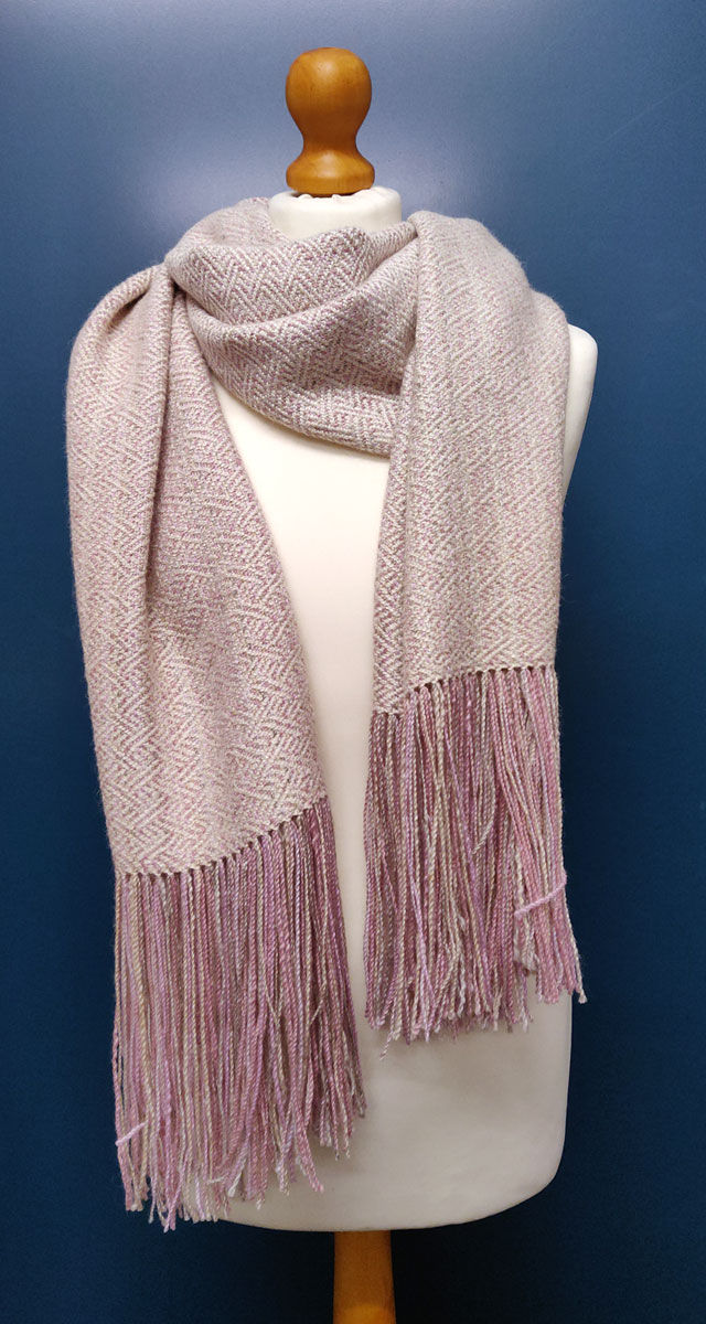 Rose Basketweave Shawl