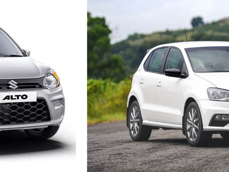 Types of cars sold in India