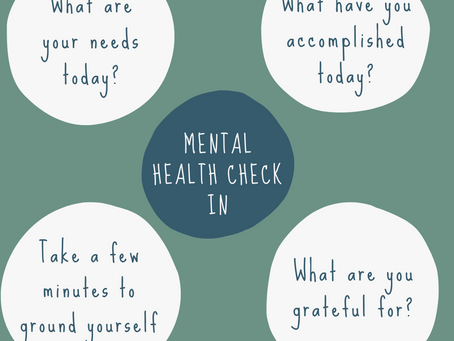 Mental Health Check In