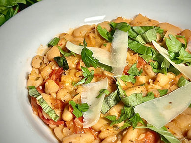 Whitney's Lemony, Parmy White Beans