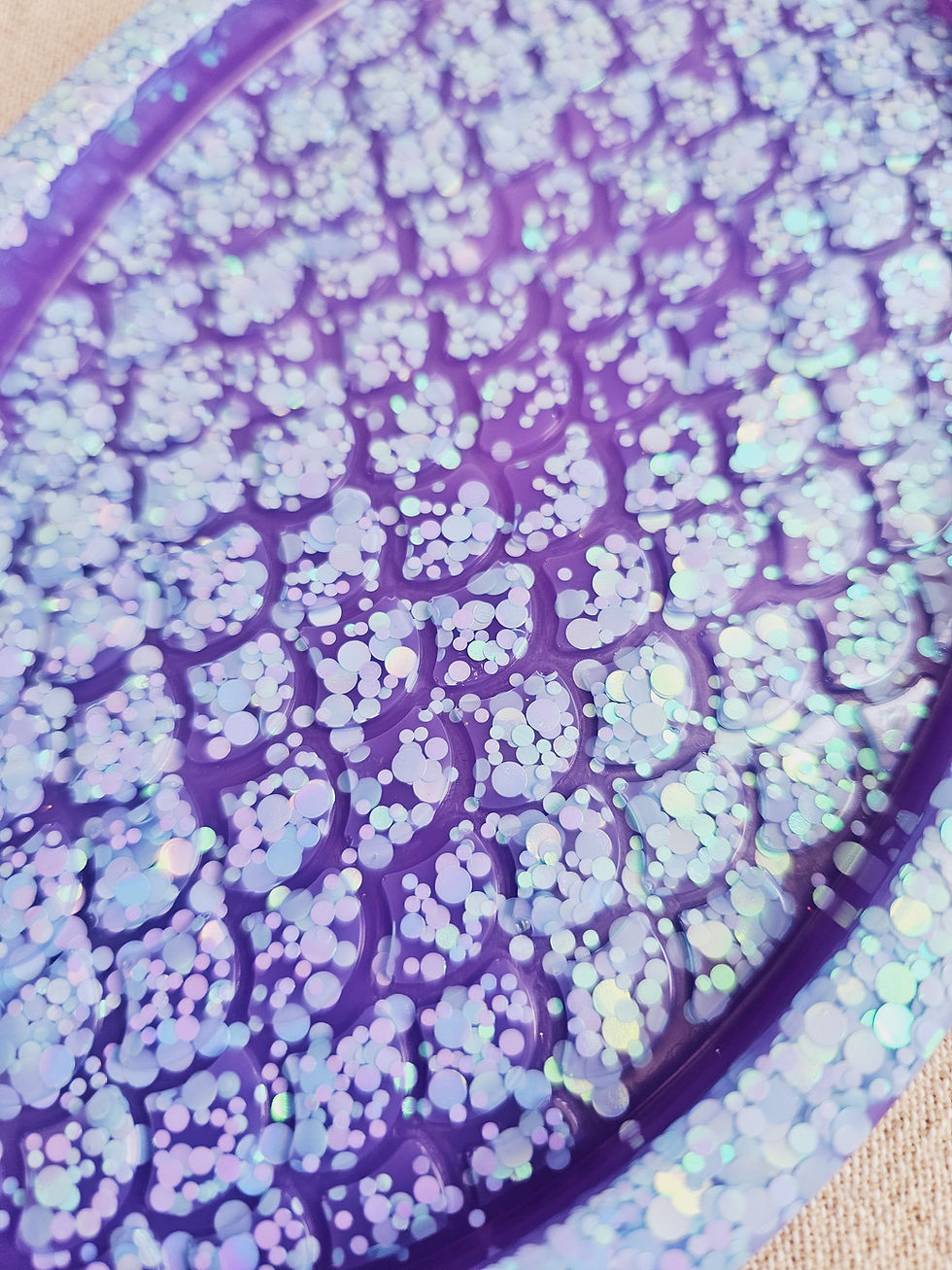 Thumbnail: Mermaid Scales Sensory Play Tray, Mermaid Potion Dish
