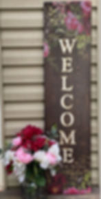 Welcome sign