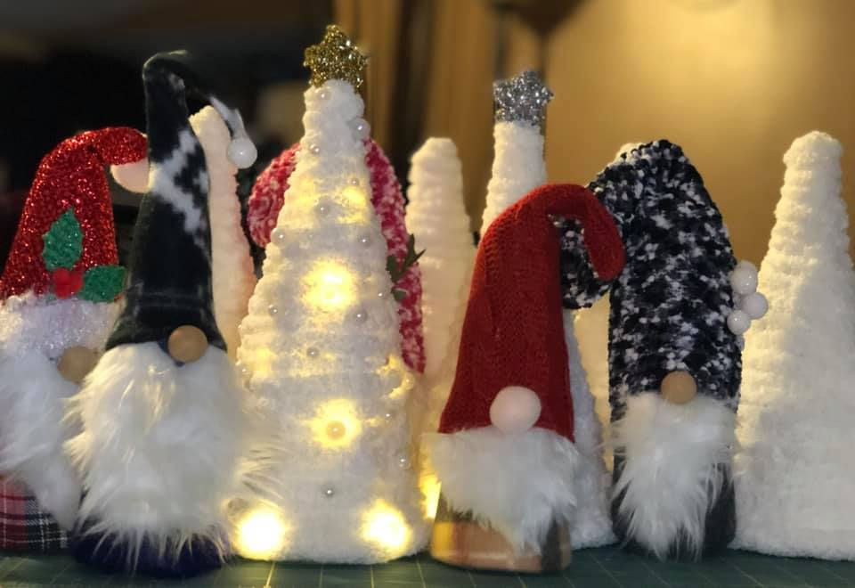 Holiday Gnomes with Trees