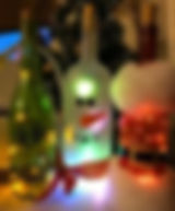 Painted and Decorated Wine Bottles