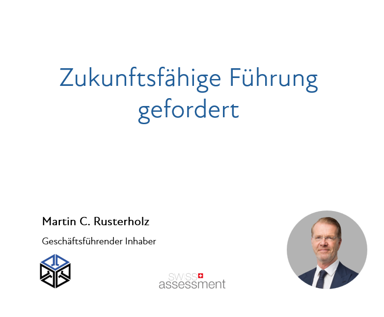 Zukunftsfähige Führung gefordert