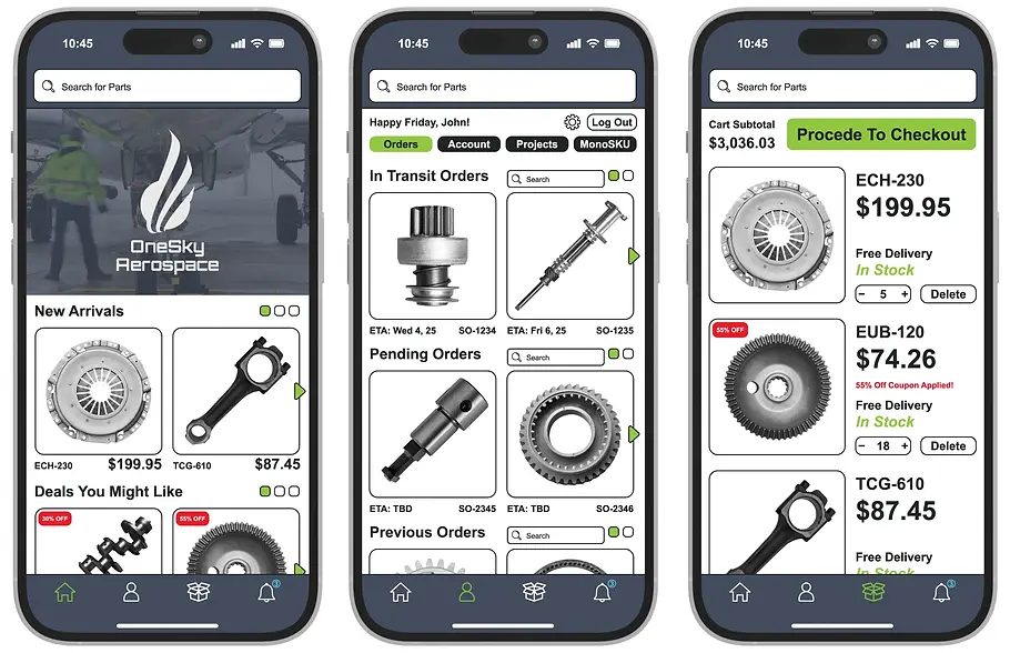 OneSky Aerospace Mobile App