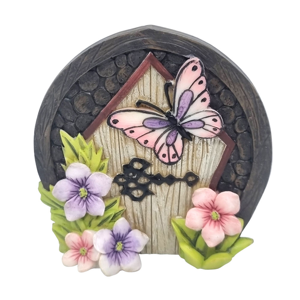 Spring butterfly fairy door