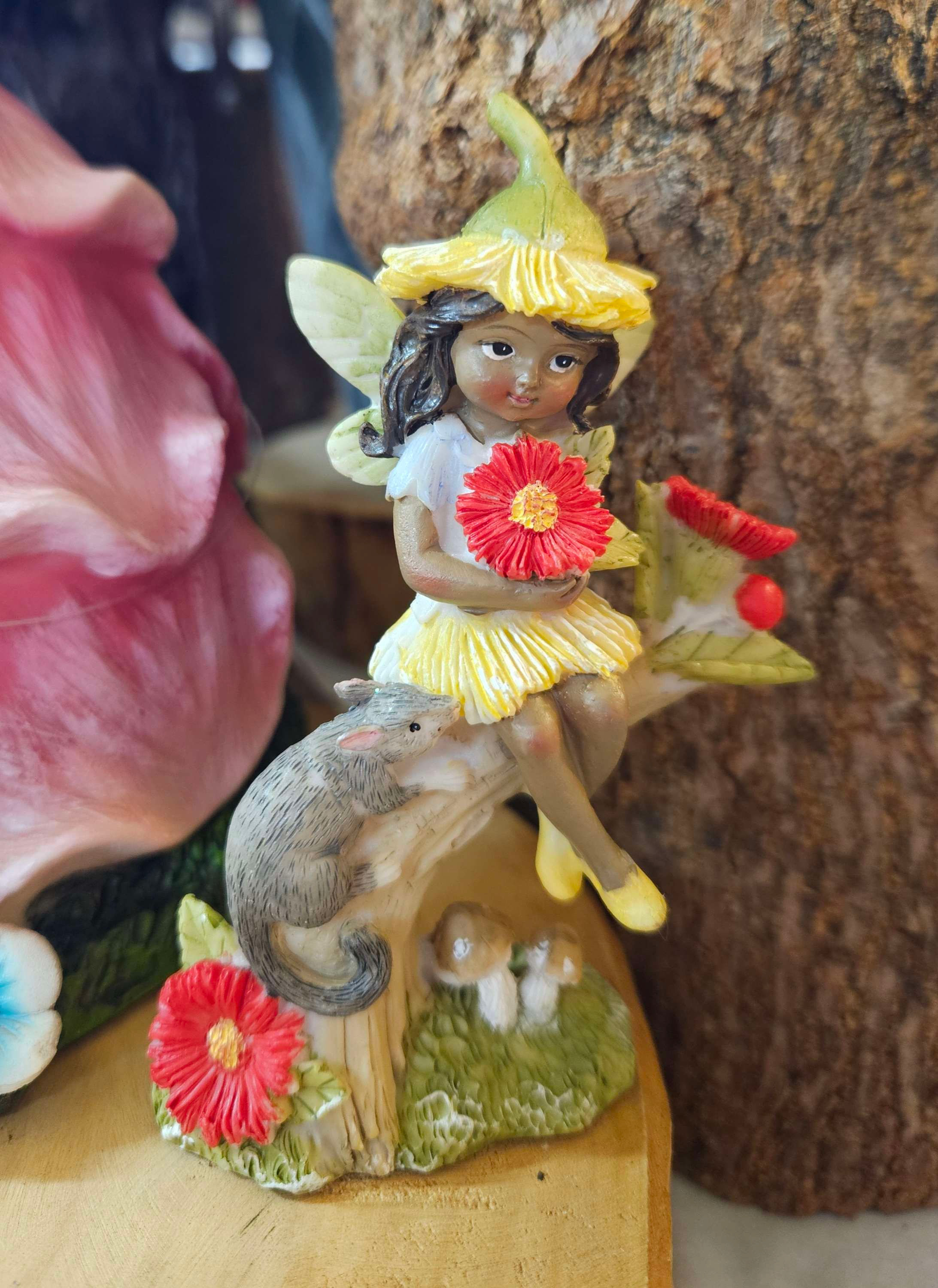Gum blossom fairy with Possum