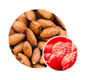 Nutz4Coffee.com Almonds with raspberries