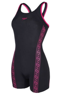 Speedo Girls monogram legsuit
