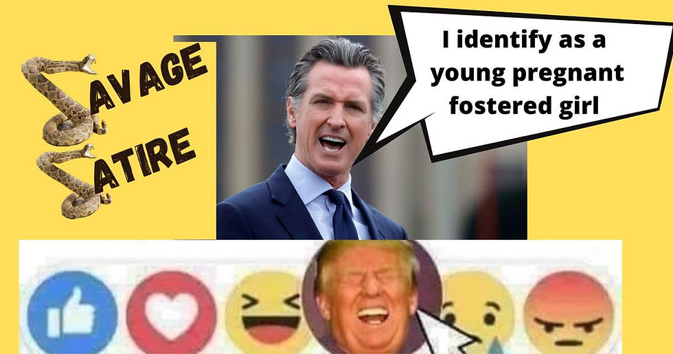 Gavin Newsom Identifies as Pregnant Fostered Young Girl to Still Get Paid After Recall