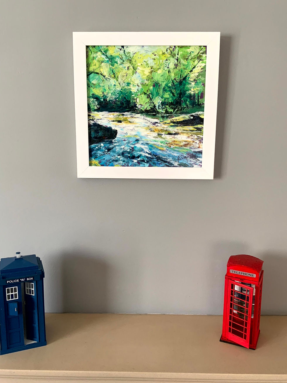 Thumbnail: Neath River painting acrylic
