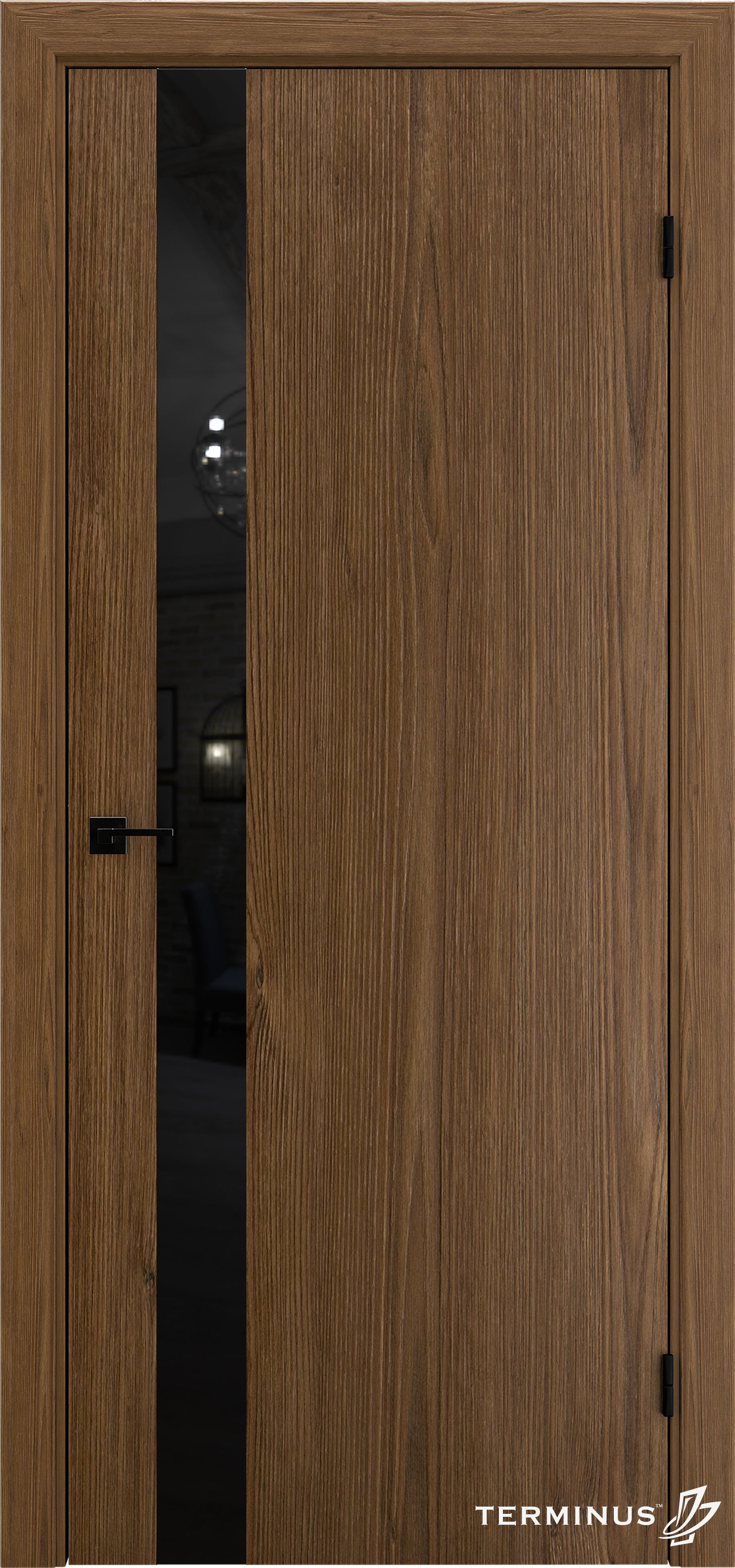 Двері модель 802 Сахара (планілак чорний)