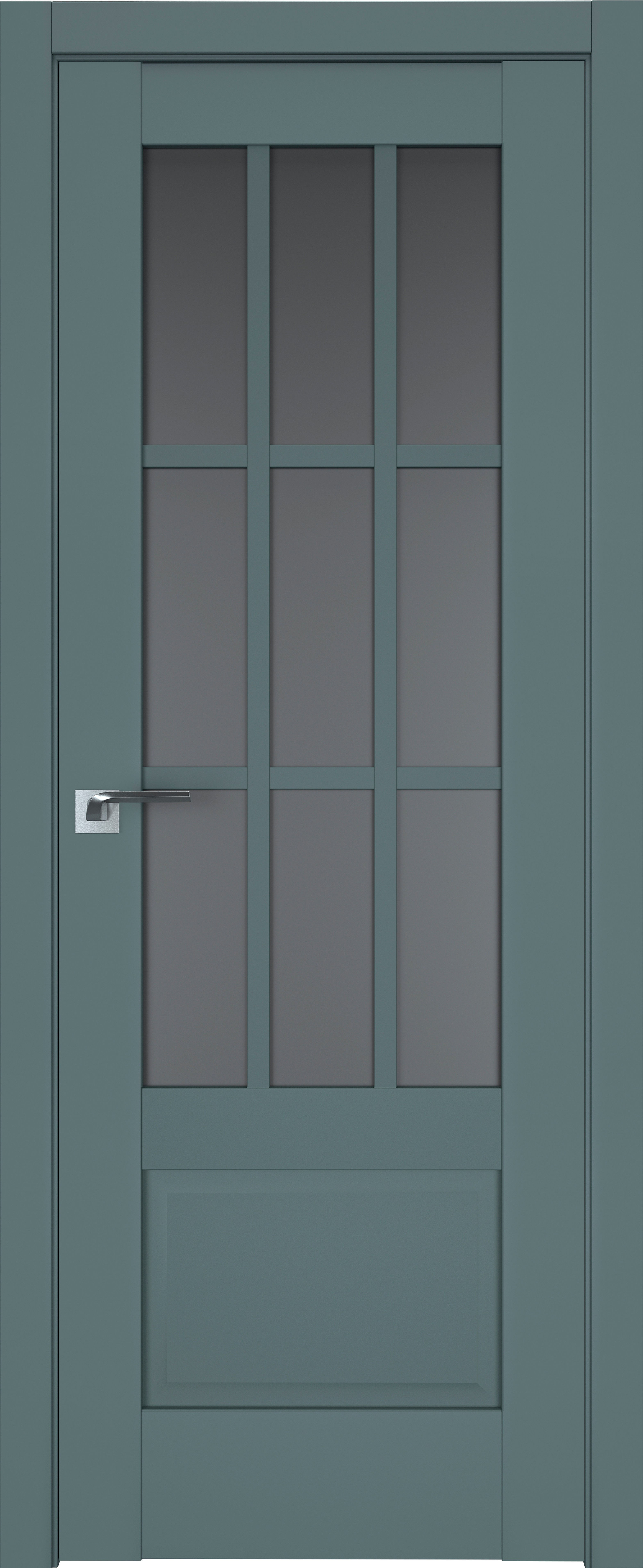 Двері модель 604 Малахіт (засклена)