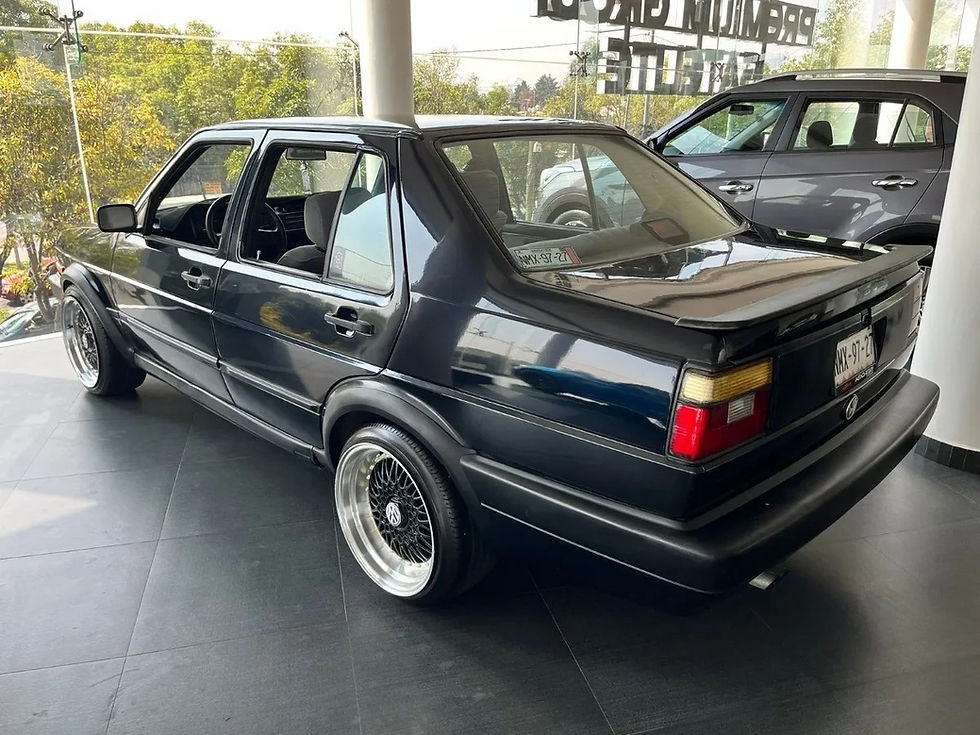 Miniatura: Volkswagen Jetta 1992 Negro 1.8 Gl Mt