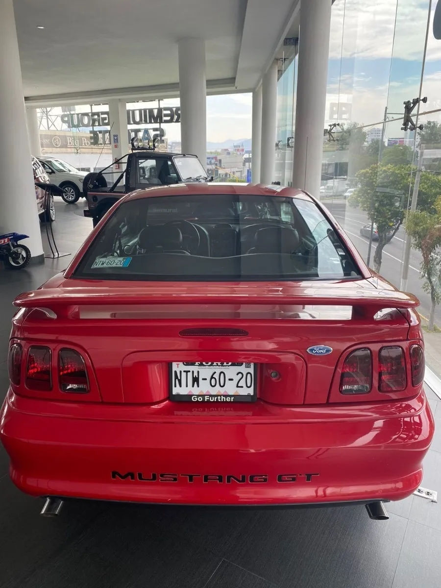 Miniatura: Ford Mustang 1996 Rojo 4.6 Gt Equipado Piel Cd At