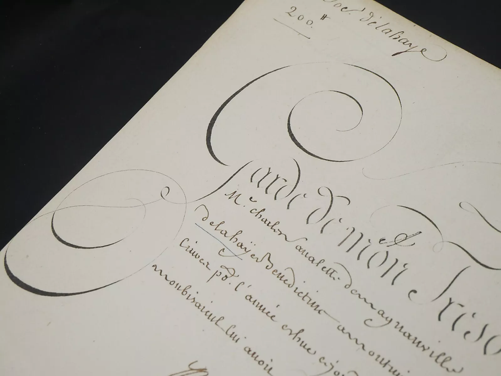 Miniature : LOUIS XV lettre autographe