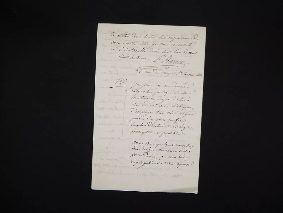 Miniature : louis-napoléon bonaparte autographe
