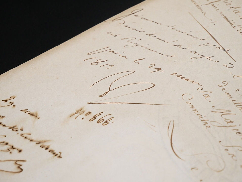 Miniature : NAPOLEON 1er - Signature autographe