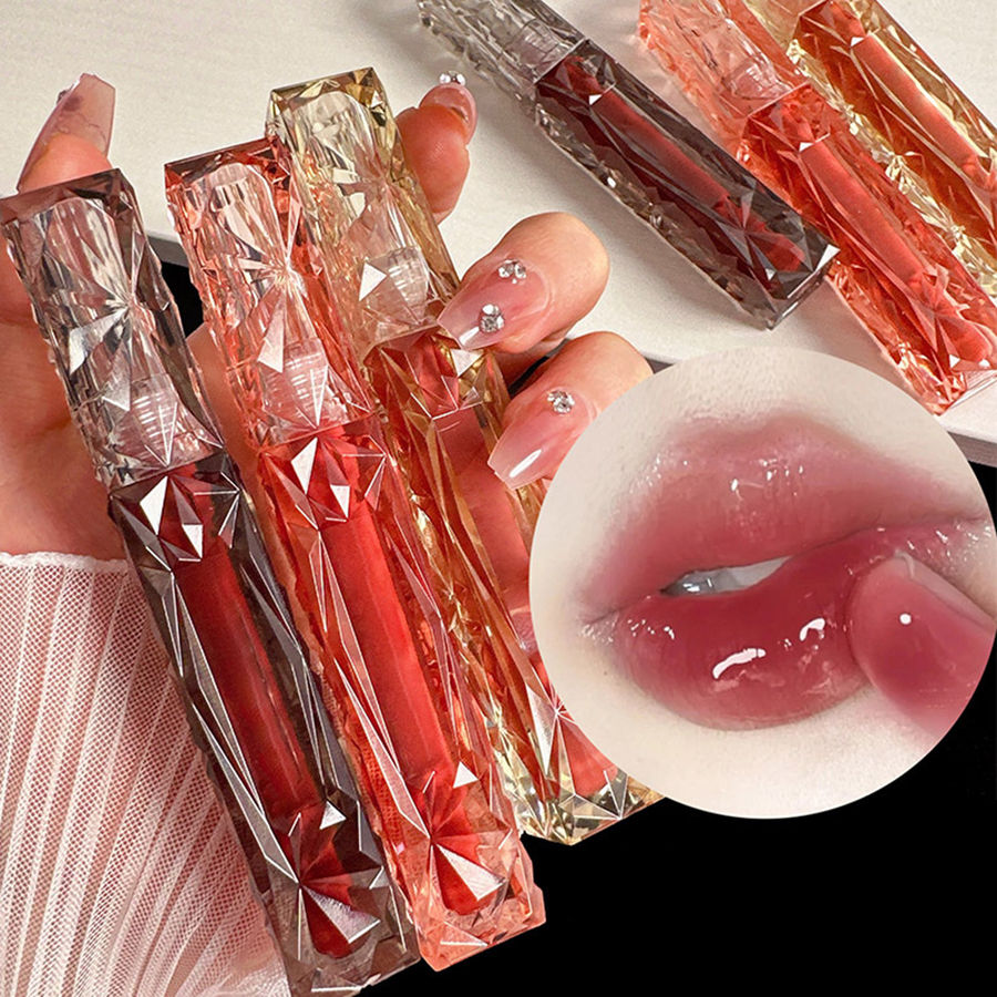 Lip Gloss Long-lasting Moisturizing Easy Halo-dyeing Waterproof Mirror Water Gla