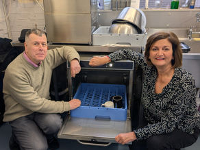 Euro Catering donates commercial dishwasher to support Community Café at The Bridge